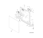 Frigidaire FBD2400KW9B door diagram