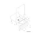 Frigidaire FBD2400KS7B frame diagram