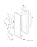 Refrigerator door