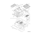 Electrolux EI30GF45QSA top/drawer diagram