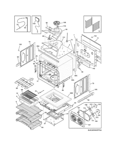 Upper oven