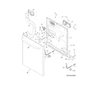 Frigidaire LFID2422RF1A door diagram