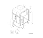 Frigidaire LFID2422RF1A tub diagram