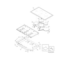 Electrolux E36IC80QSS0 main top/surfcae units diagram