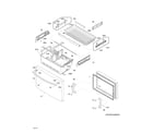 Frigidaire FGHG2366PF1A freezer drawer, baskets diagram