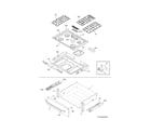 Frigidaire LFGS3025PFC top/drawer diagram