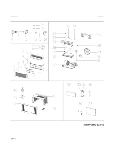 Recommended spare parts