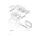 Electrolux EI28BS65KSBA freezer drawer, baskets diagram