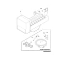 Electrolux EI28BS65KSBA freezer ice maker diagram