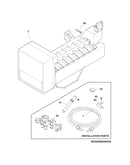 Freezer ice maker