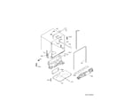 Frigidaire FGID2474QW4B tub & frame diagram