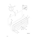 Frigidaire FFFC11M4QWB door diagram