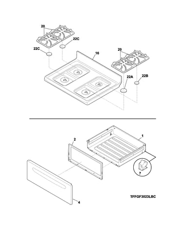Top/drawer