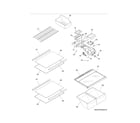 Kenmore 25370402412 shelves diagram