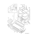 Frigidaire FPHB2899PF7A shelves diagram