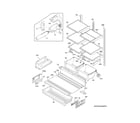 Frigidaire FPHG2399PF2A shelves diagram