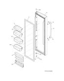 Refrigerator door
