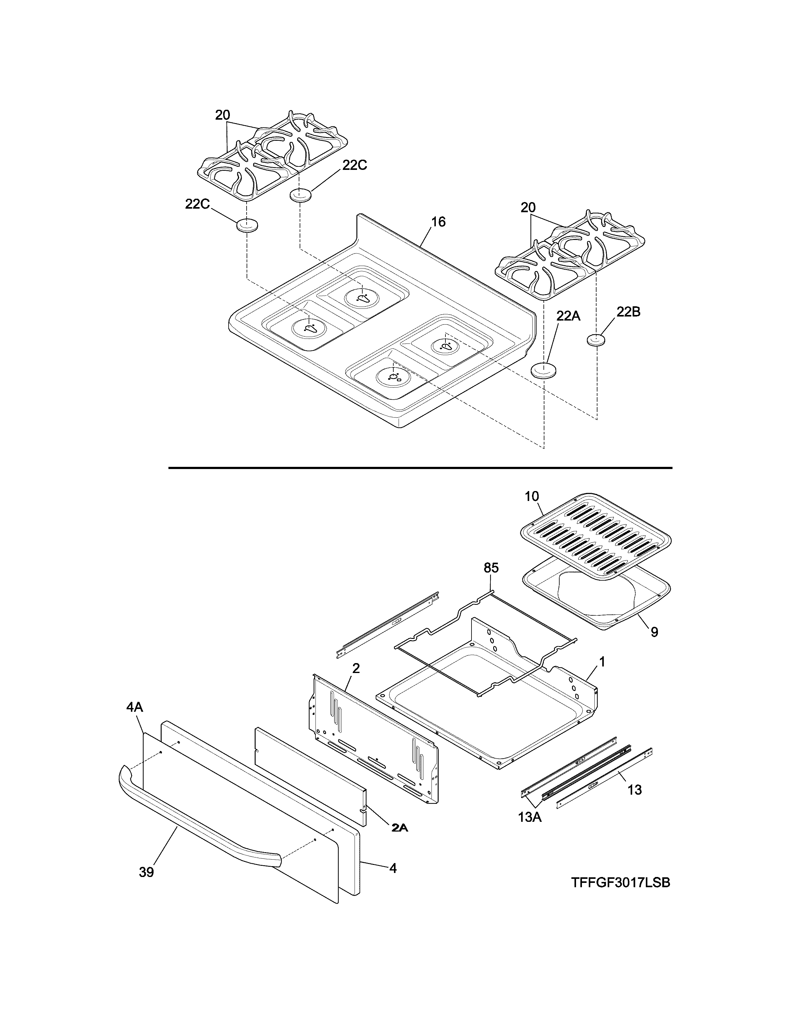 Top/drawer