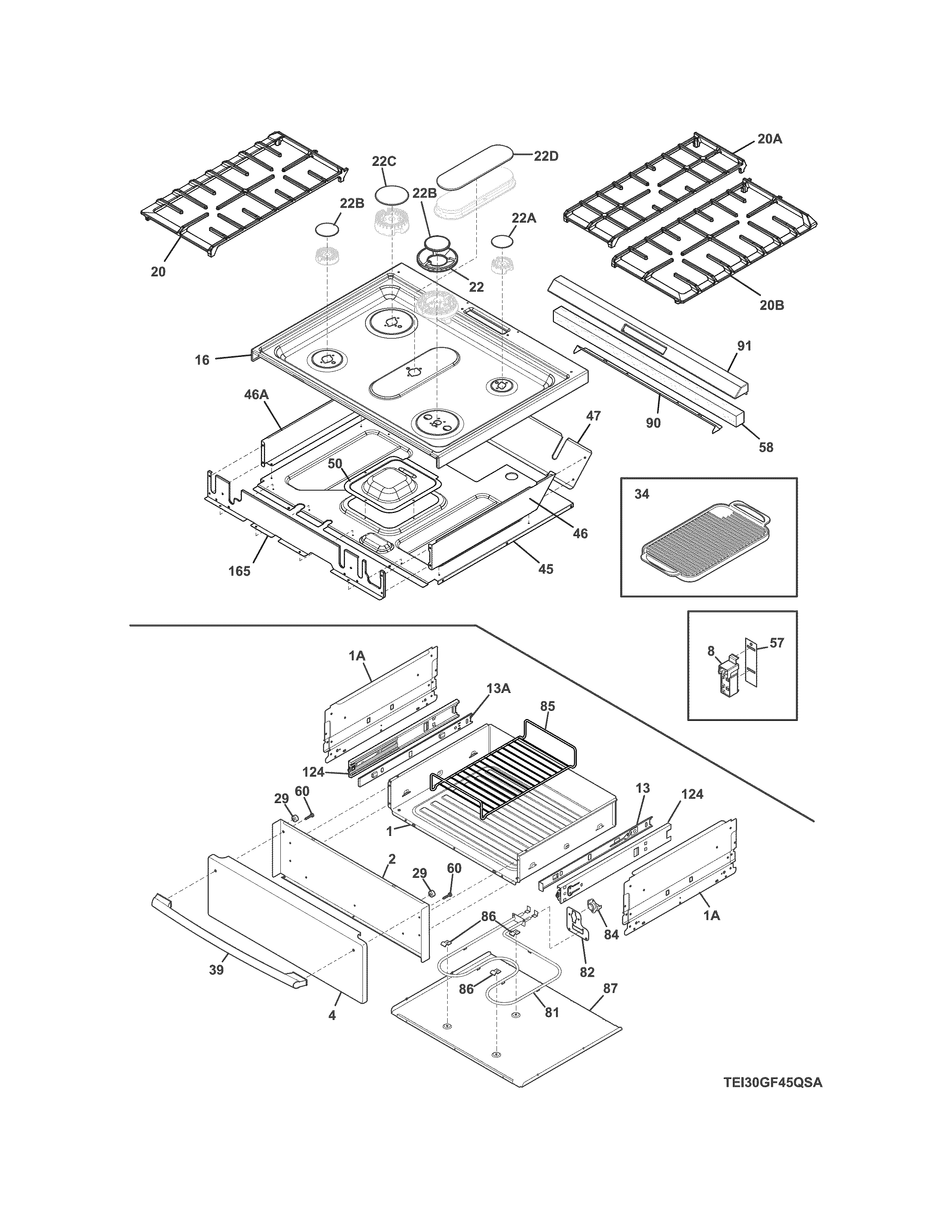 Top/drawer
