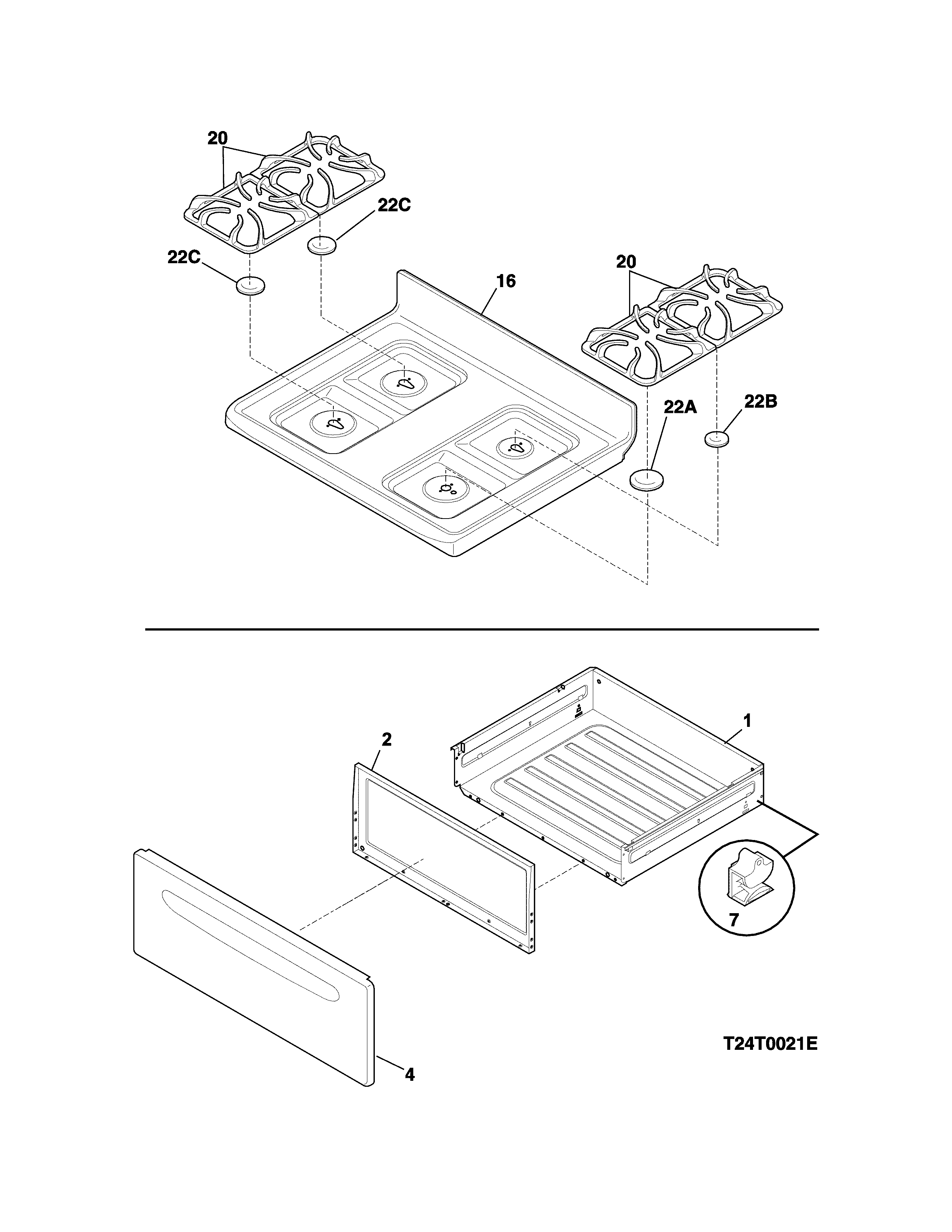 Top/drawer