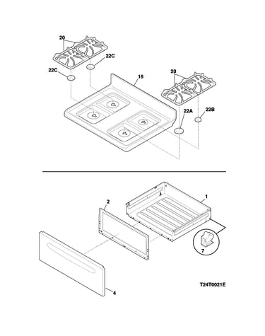 Top/drawer