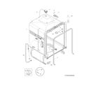 Frigidaire FFBD2408NM5B tub diagram