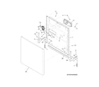 Frigidaire LFBD2409LF3C door diagram