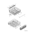 Frigidaire FGBD2434PB5A racks diagram