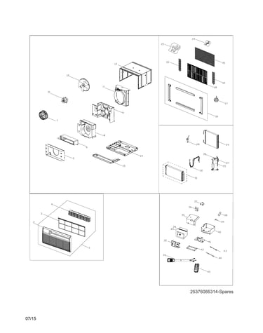 Recommended spare parts