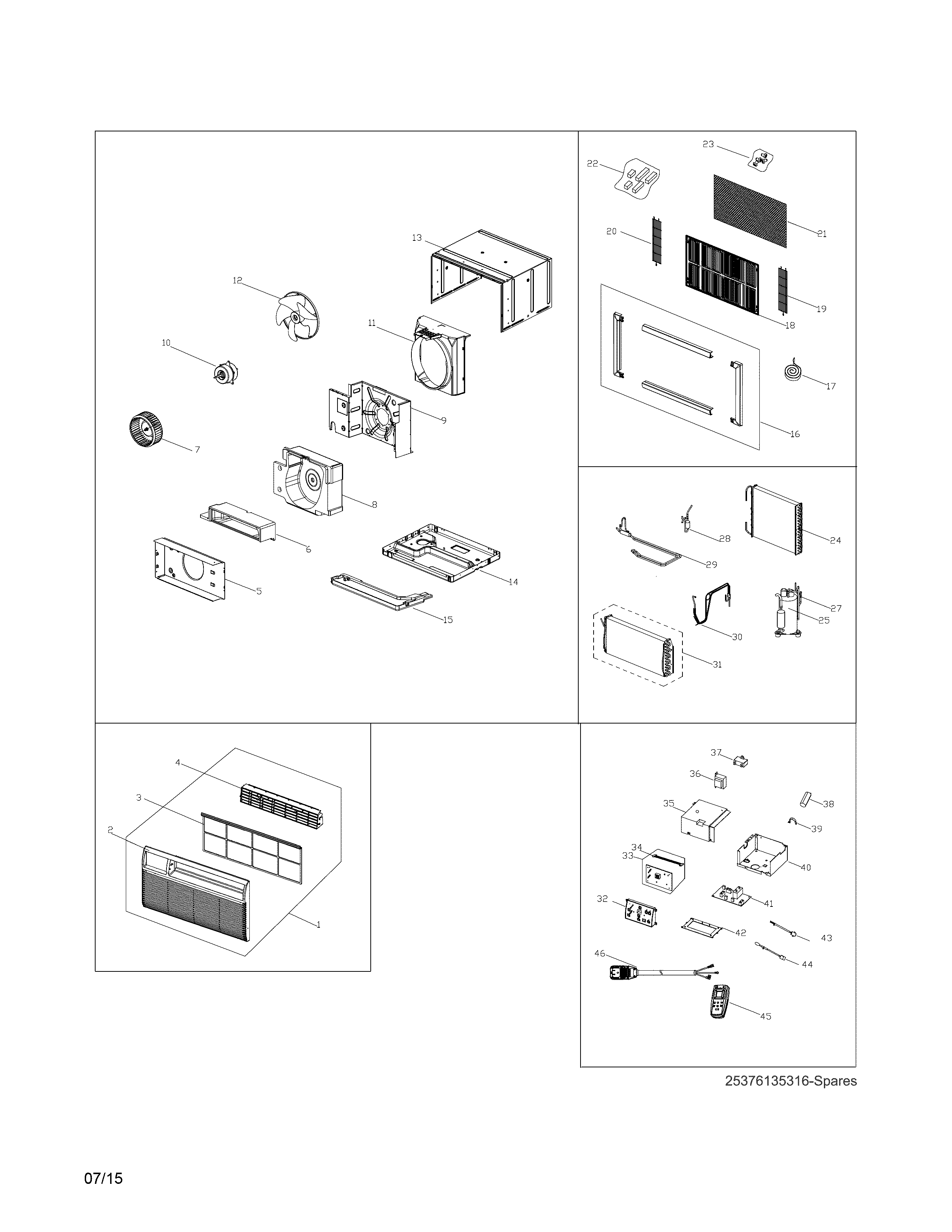 Recommended spare parts