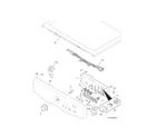 Kenmore 41781122311 controls/top panel diagram