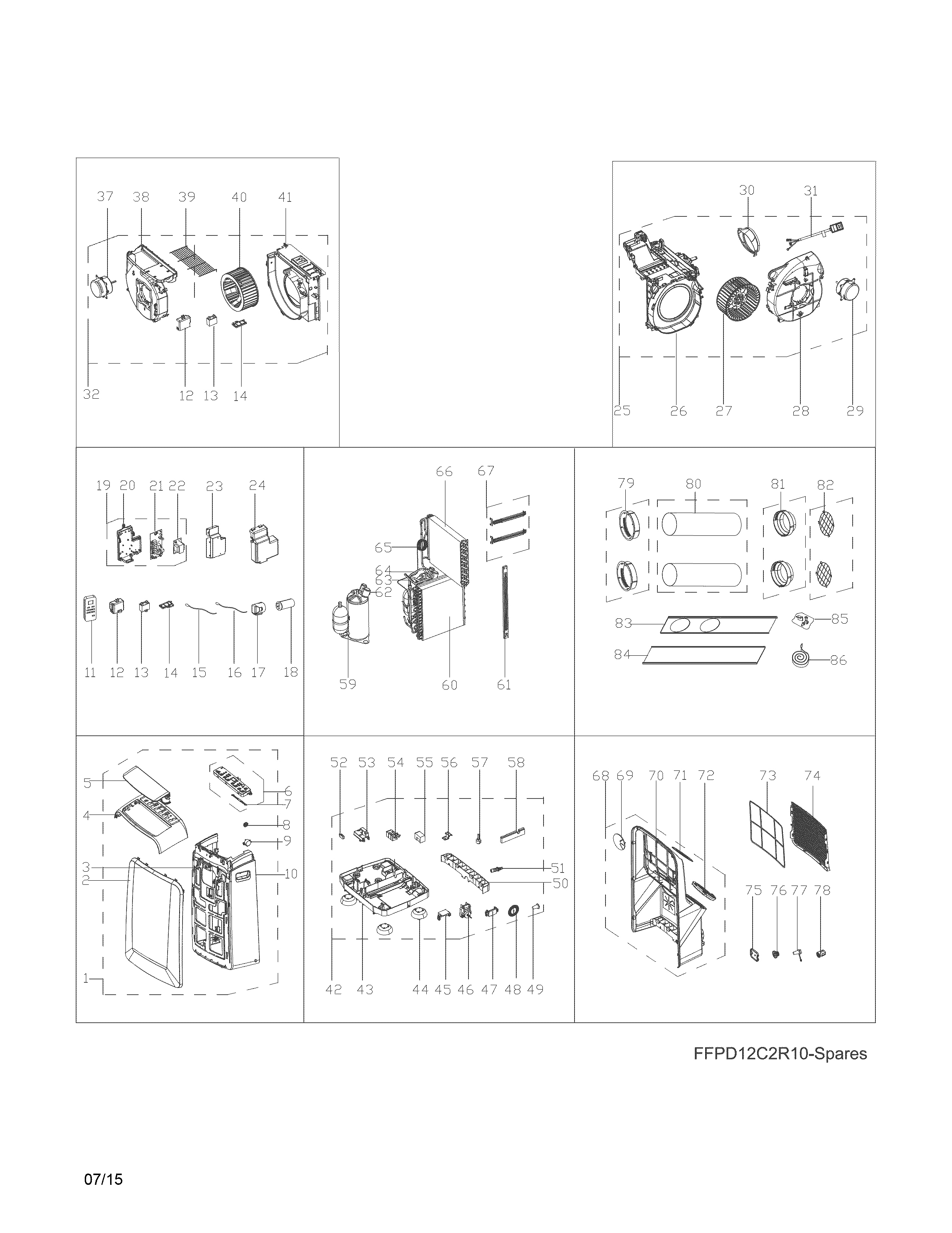 Recommended spare parts