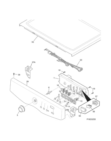 Controls/top panel