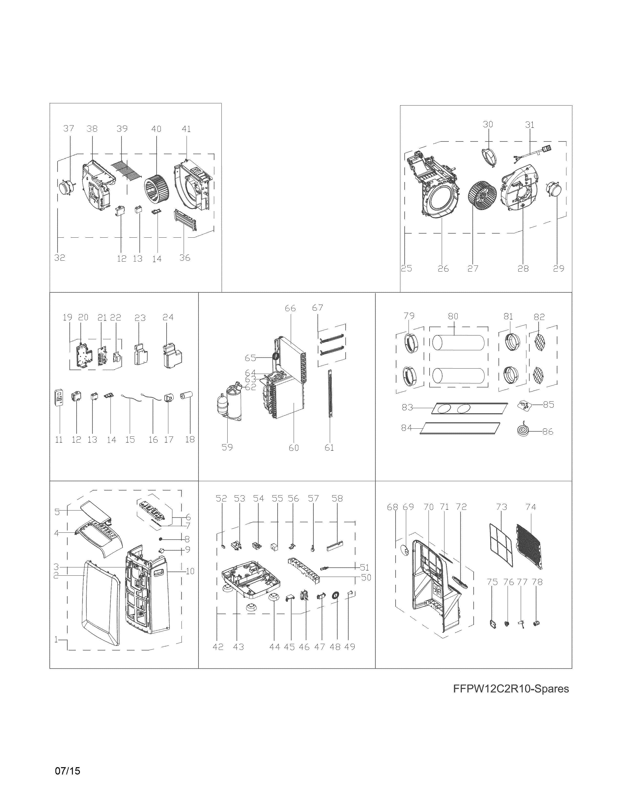 Recommended spare parts