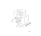 Frigidaire LGID2475QF3A tub & frame diagram