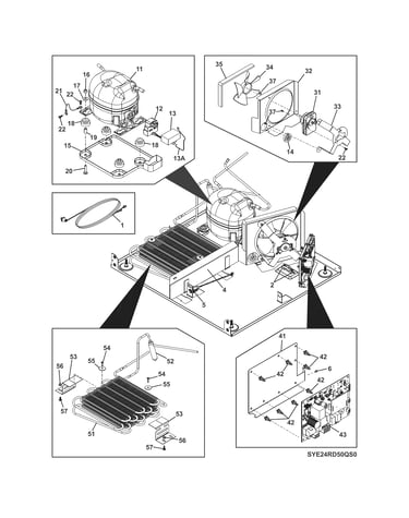 Compressor compartment