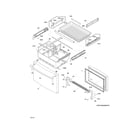 Frigidaire FPHB2899PF8A freezer drawer, baskets diagram