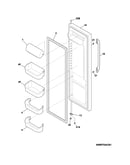 Refrigerator door