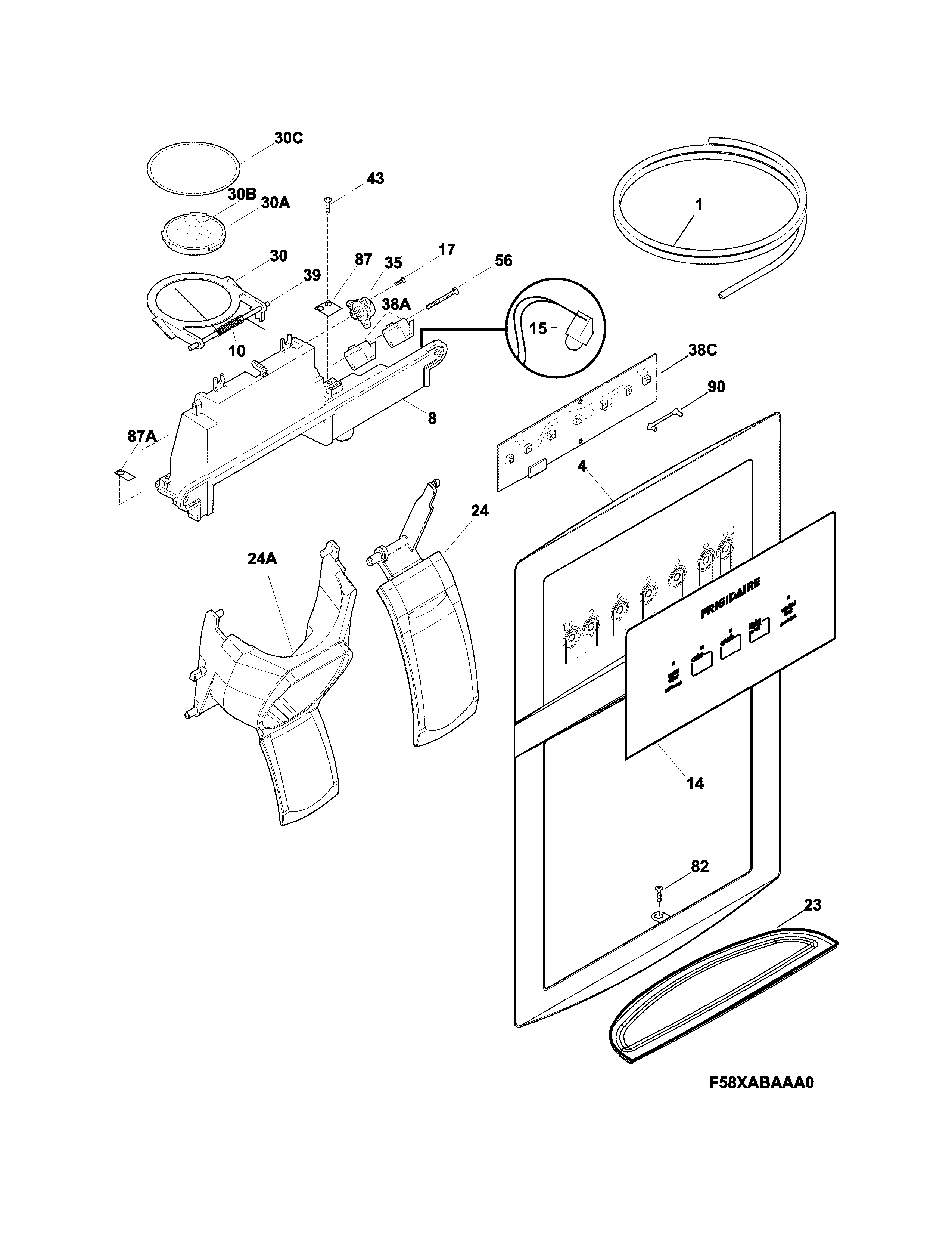 Ice & water dispenser