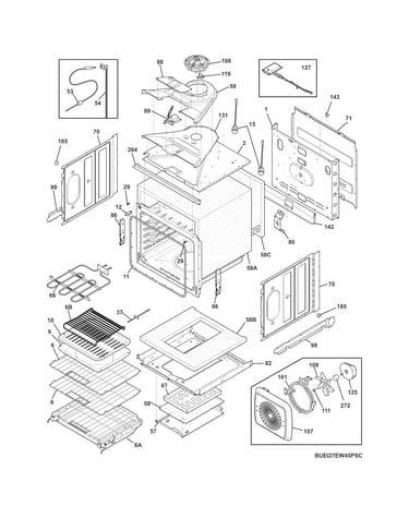 Upper oven