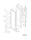 Refrigerator door