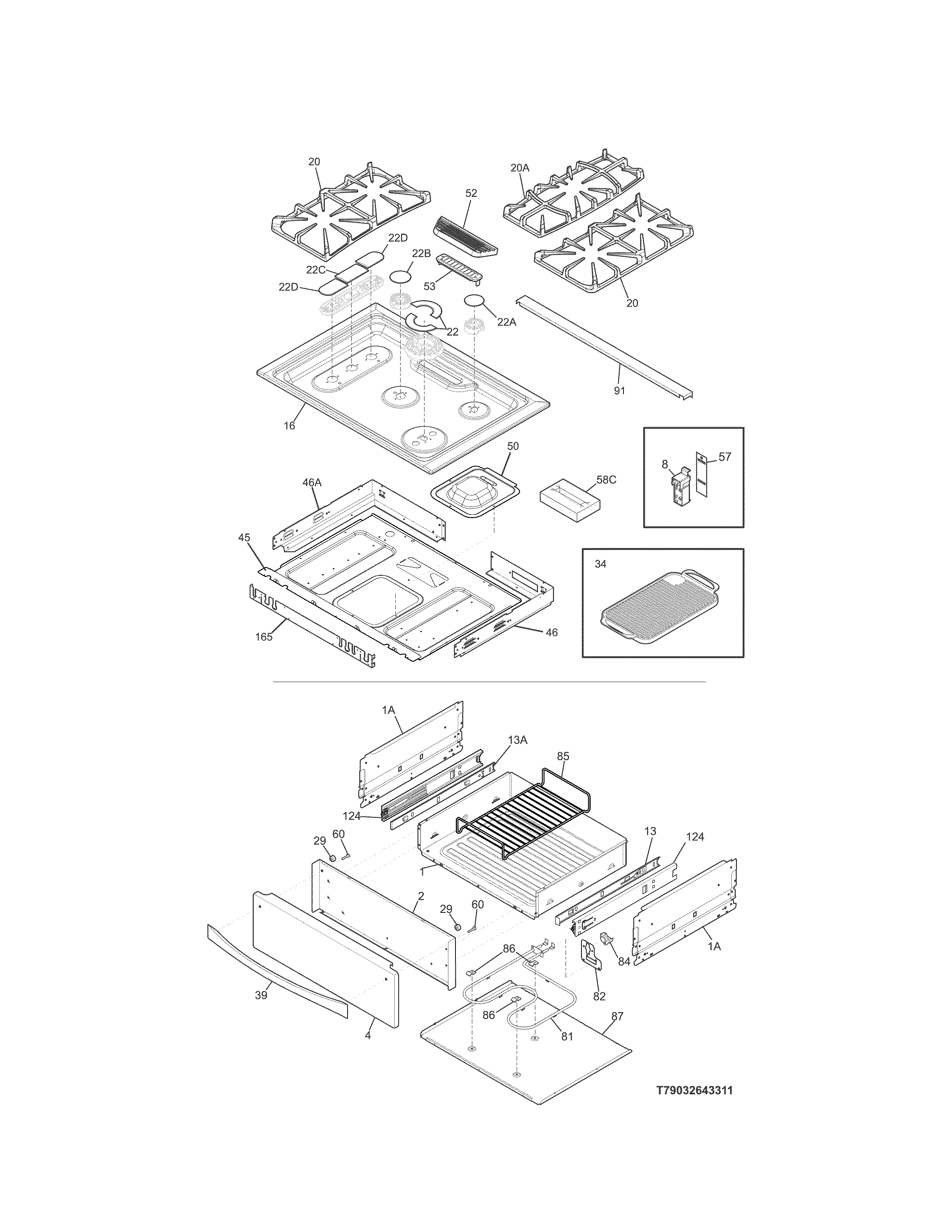 Top/drawer