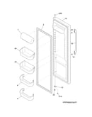 Refrigerator door