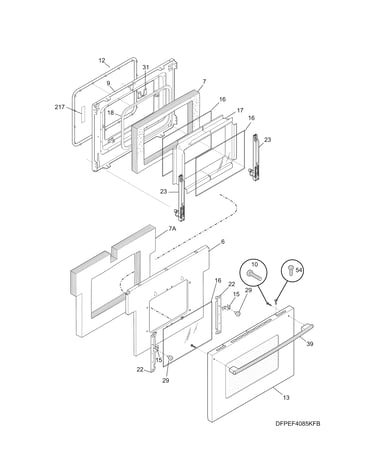 Oven door