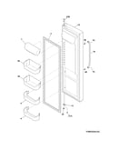 Refrigerator door