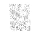 Frigidaire CGES3065PWF body diagram