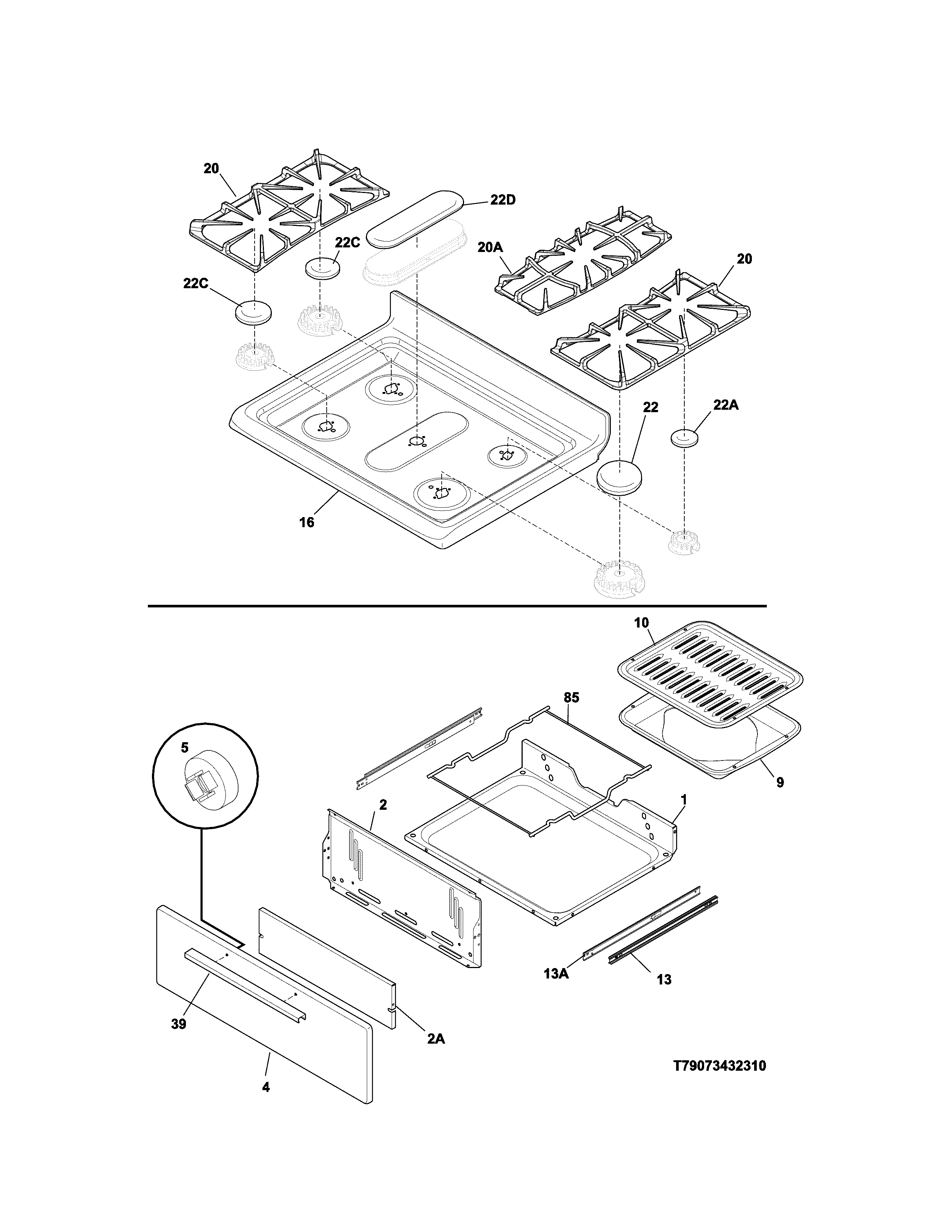 Top/drawer
