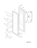 Refrigerator door