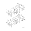 Frigidaire FFET3025PSD doors diagram
