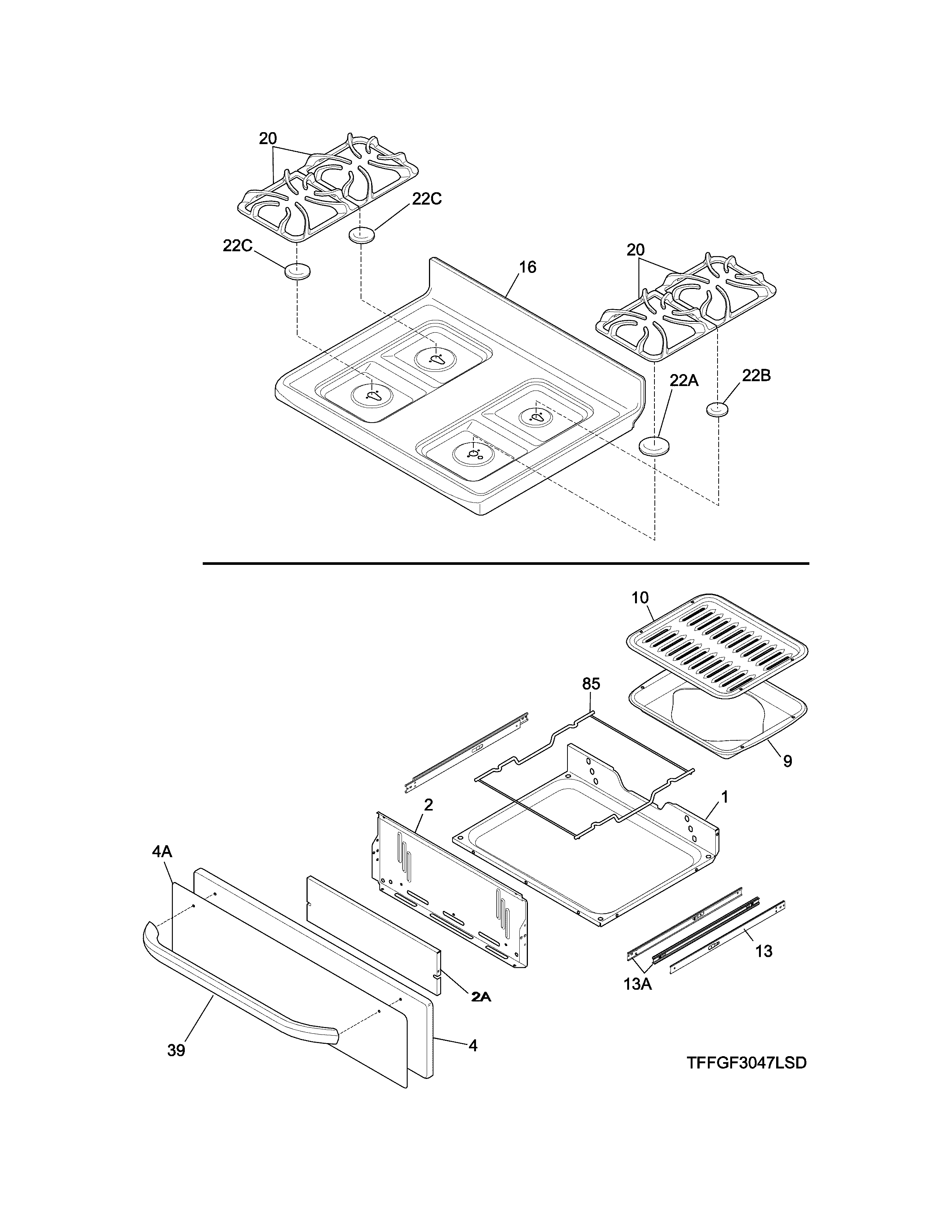 Top/drawer